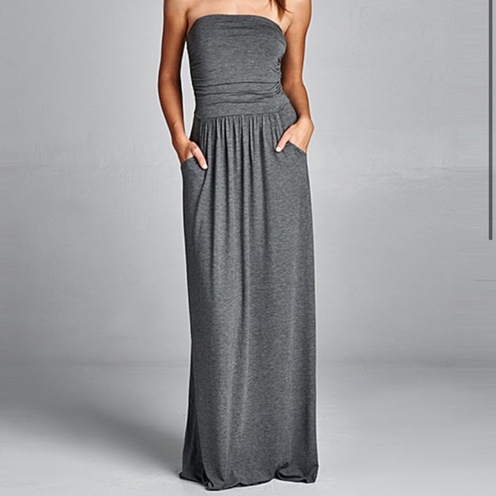 Grey Maxi Dress